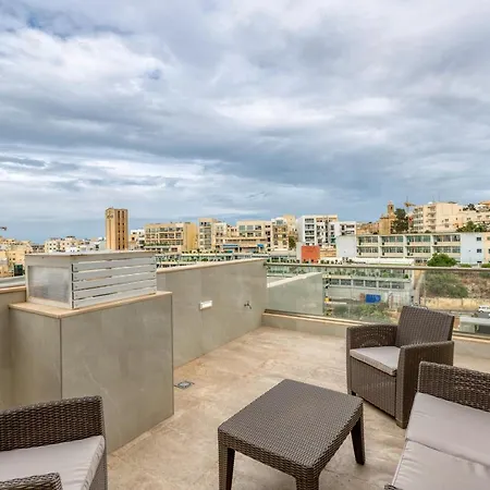 Duplex Penthouse In St. Julian's With Views & Bbq By 360 Estates * سليمة
