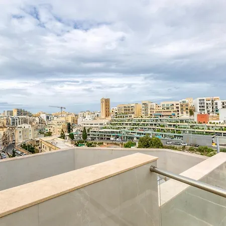 Apartman Duplex Penthouse In St. Julian's With Views & Bbq By 360 Estates